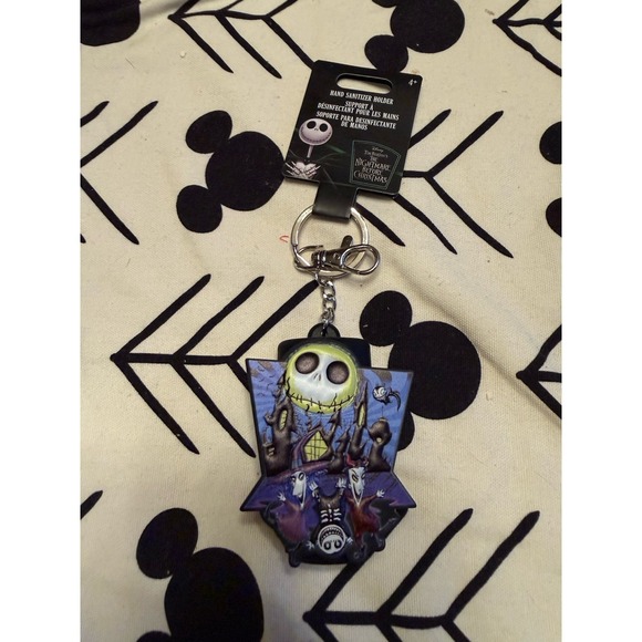 Disney Accessories - Disney Store Nightmare Before Christmas Jack Hand Sanitizer Holder Keychain NWT